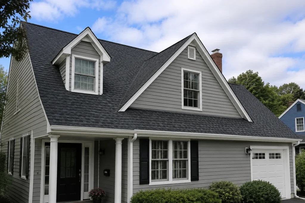 New GAF Timberline HDZ roof installed on a Massachusetts home