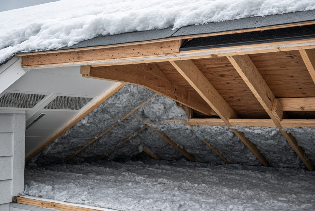 Proper attic ventilation helps prevent ice dams after winter storms